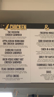 Freebyrd Chicken Philadelphia menu