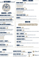 Three Notch'd Craft Kitchen Brewery menu