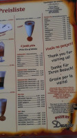 Pizzeria Dundo menu