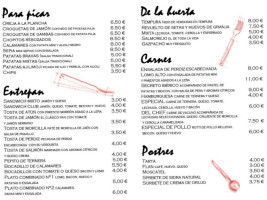 La Familia menu