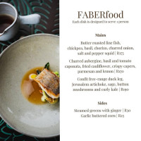 Faber At Avondale Wine menu