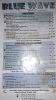 Blue Wave menu