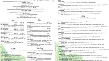 Thai Mint menu