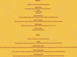 Suntouched Inn Travellers Lodge menu