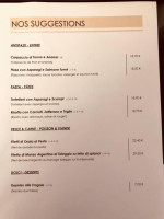 La Locanda menu