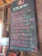 Big Barn Brewing Company menu