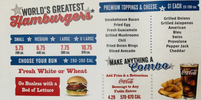 Fuddruckers menu