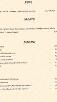 Gościniec W Starym Siole menu