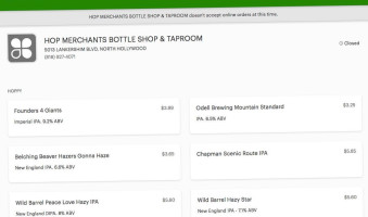 Hop Merchants Bottle Shop And Taproom inside