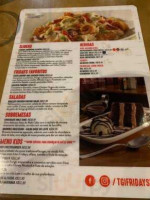 Tgi Friday's menu