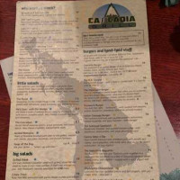 Cascadia Grill menu