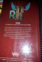 Red Robin Gourmet Burgers And Brews menu