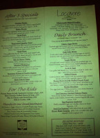 Locavore menu