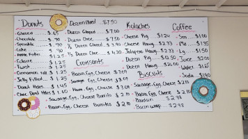 Country Donuts menu