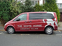 The White Horse outside