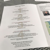 Novelty Hill Januik Winery menu