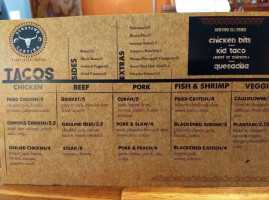 Downtown Cantina menu