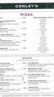 Conley's Pub Grille menu