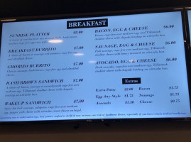 Twice Burger menu