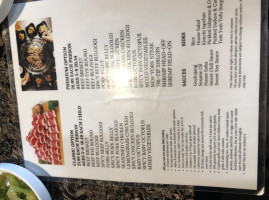 Asian Bbq Pho menu