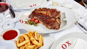 OX U.S. Steakhouse food