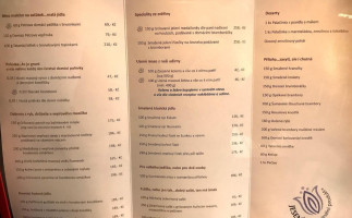 U Petra menu