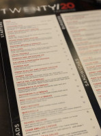 Twenty/20 Taphouse menu