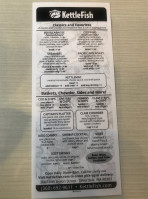 Kettlefish menu