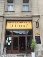 Restaurace U Horů menu