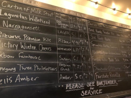 Gebhard's Beer Culture menu