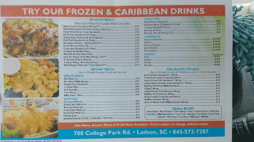 Momo Riverfront Park menu