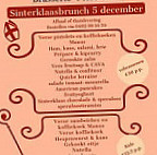 Brasserie ‘t Koetshuis Stabroek menu