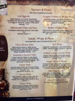 Flanagan's Pub menu