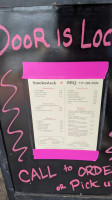 Smokestack Bbq menu