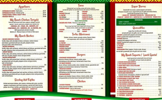 My Ranch Taqueria menu