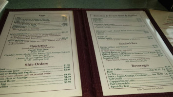 Carmelinda's menu