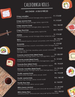 The Bamboo menu