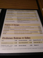 La Cabaña menu