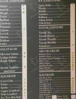 Tahir menu