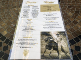 Trocadero menu