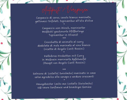 Agorà menu