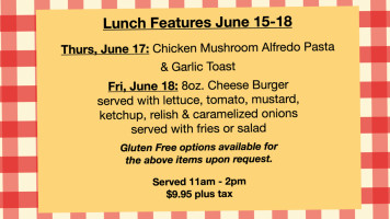 Joe's European Deli & Catering menu