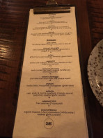 Cano menu