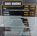 Les Freres Grilles menu