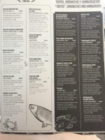 Blue Fish menu