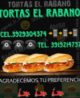 Tortas El Rabano food