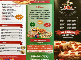 Aria Pizza food