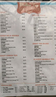 Mellow Tea menu