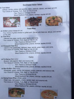 Zabb Dee Kitchen menu