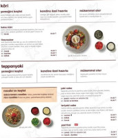 Wagamama menu